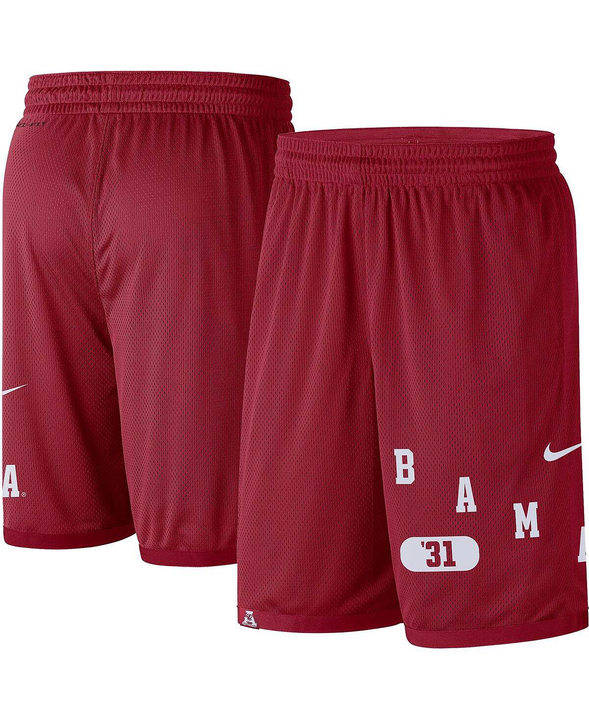 

Мужские шорты для выступлений Crimson Alabama Crimson Tide с надписью Nike