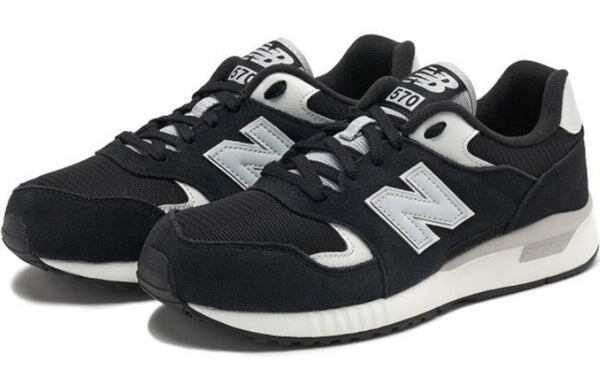 Кроссовки 570 д New Balance, черный — фото 2