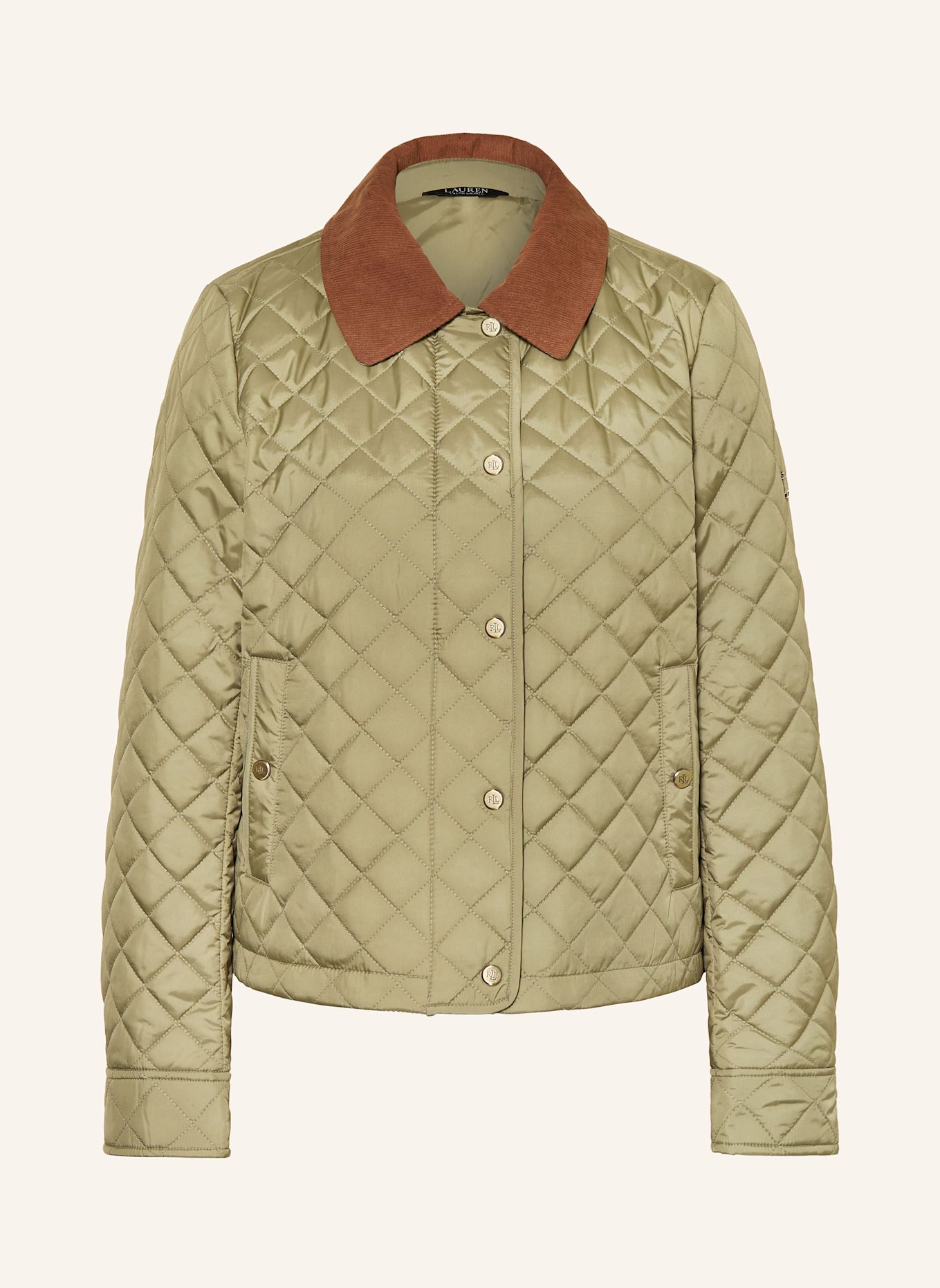 

Стеганая куртка Lauren Ralph Lauren, зеленый