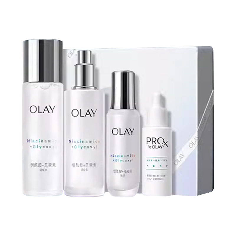 Olay Набор для ухода за кожей Ivory Dual White Essence, осветляющий и увлажняющий, 150мл+100мл+50мл+40мл — фото 3