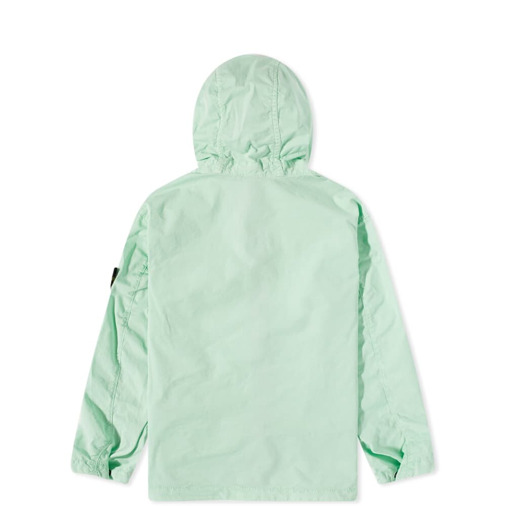

Детская футболка Stone Island Junior на молнии с капюшоном