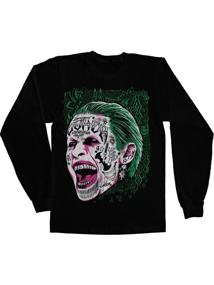 

Рубашка с длинным рукавом DC Suicide Squad, черный