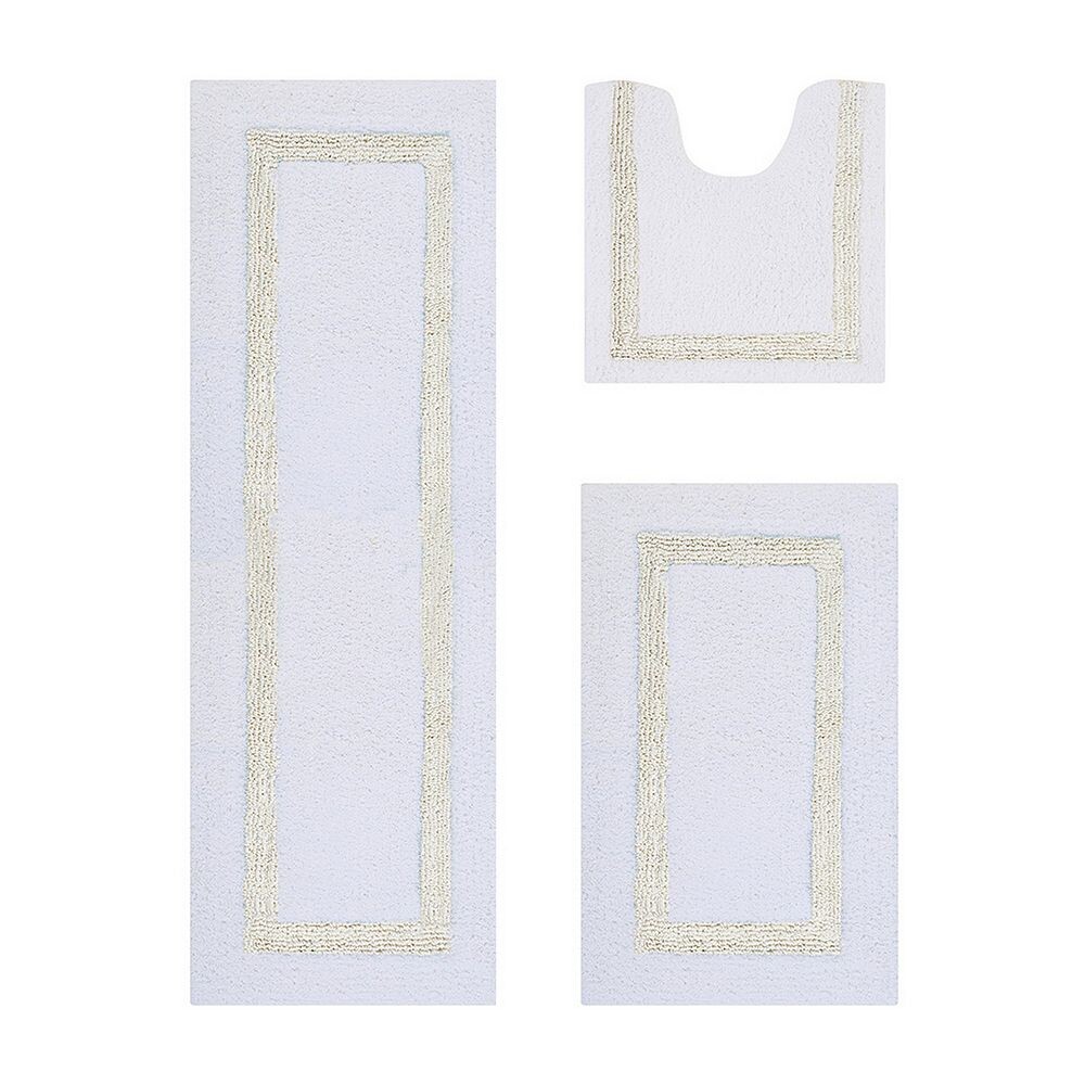

Набор ковриков для ванной Better Trends Hotel Collection из 3 предметов, цвет White Ivory
