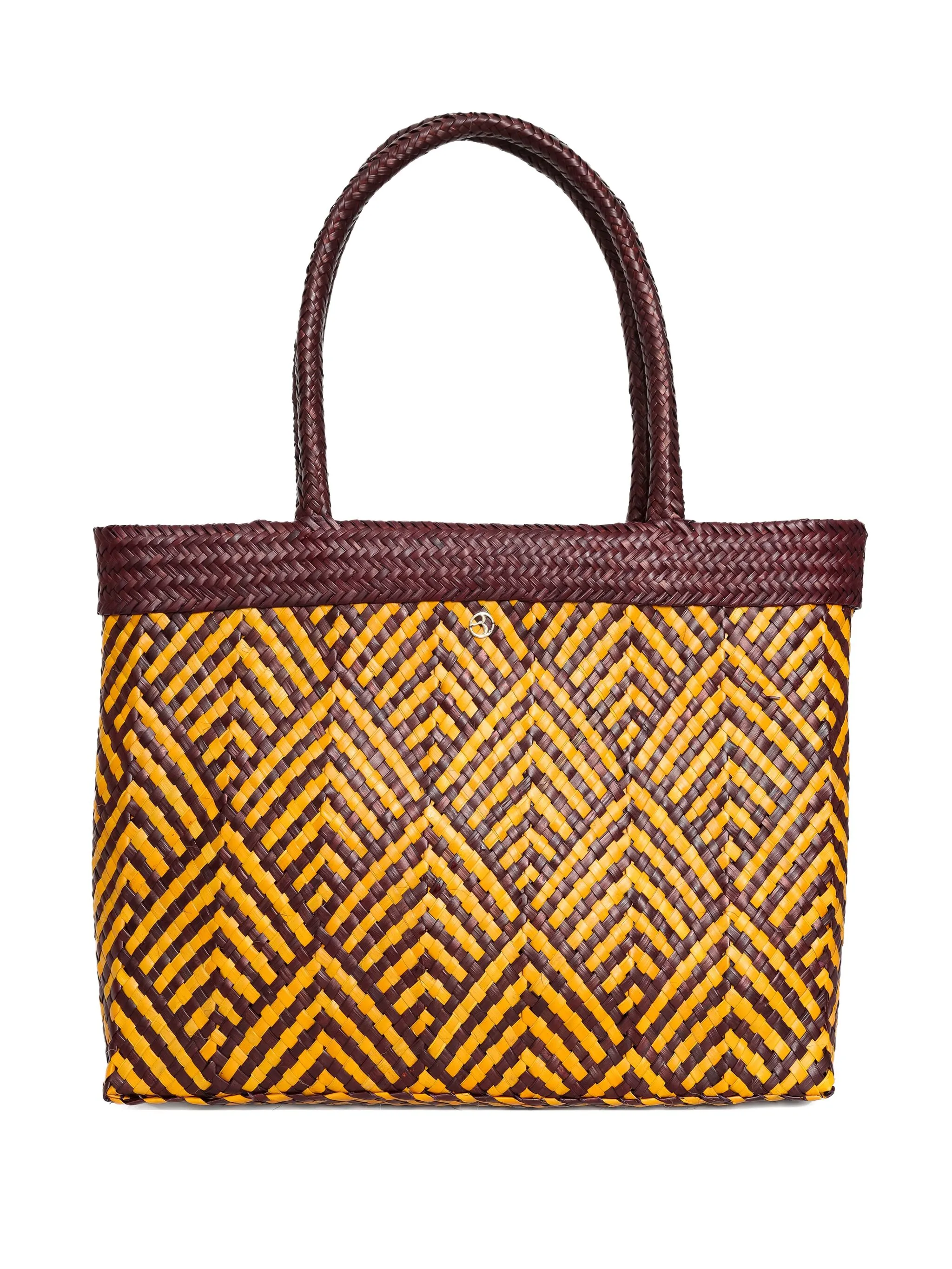 

Пляжная сумка Jurema с геометричным узором Brigitte, желтый