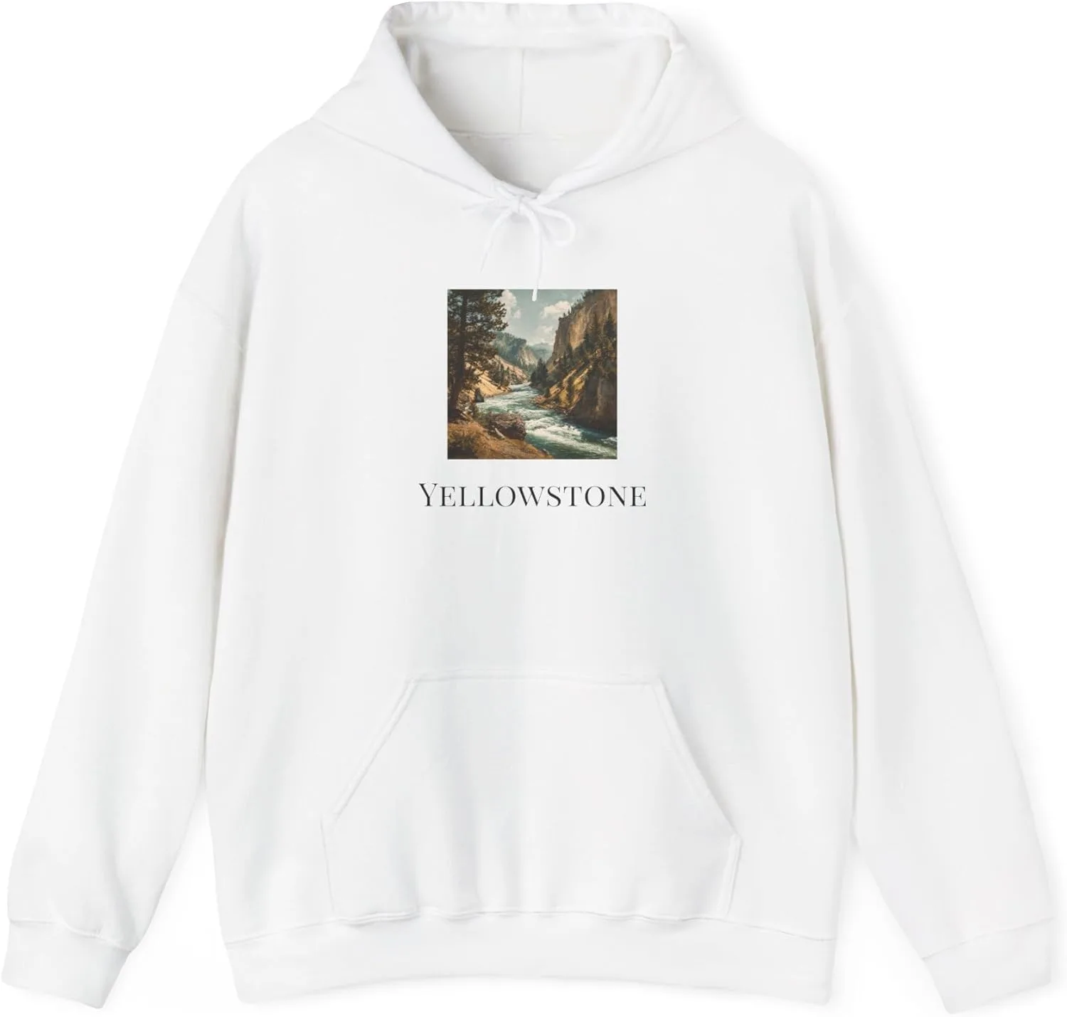 GENERIC Толстовка Yellowstone Unisex Heavy Blend, уютный худи для любителей природы и путешественников