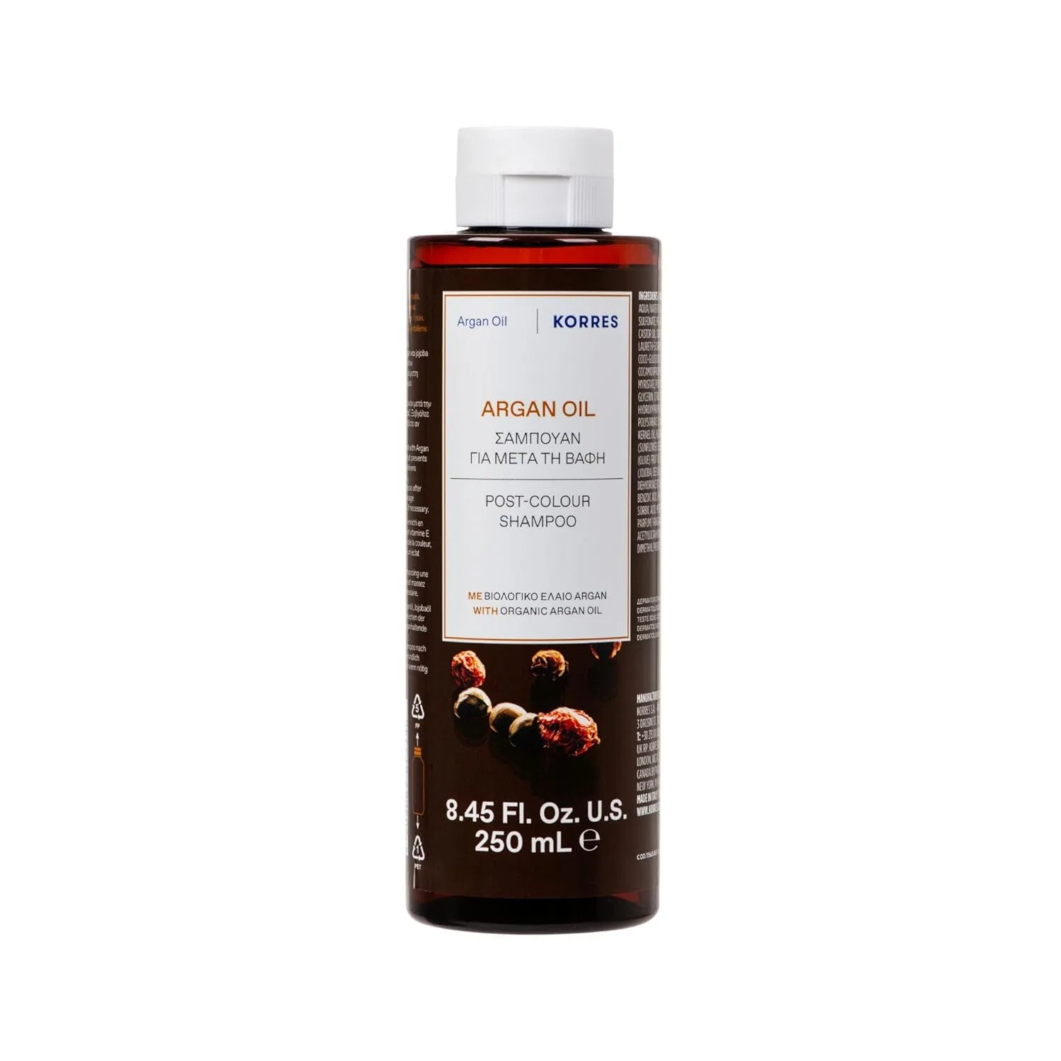 Шампунь KORRES Argan Oil для окрашенных волос 250 мл Korres