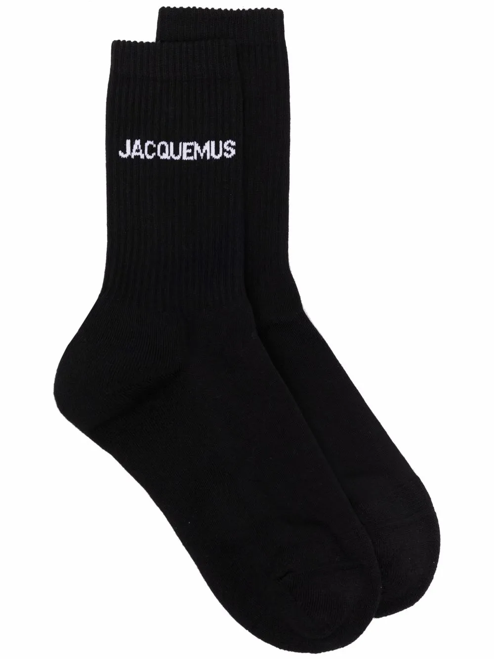 

Носки в рубчик с логотипом JACQUEMUS, черный