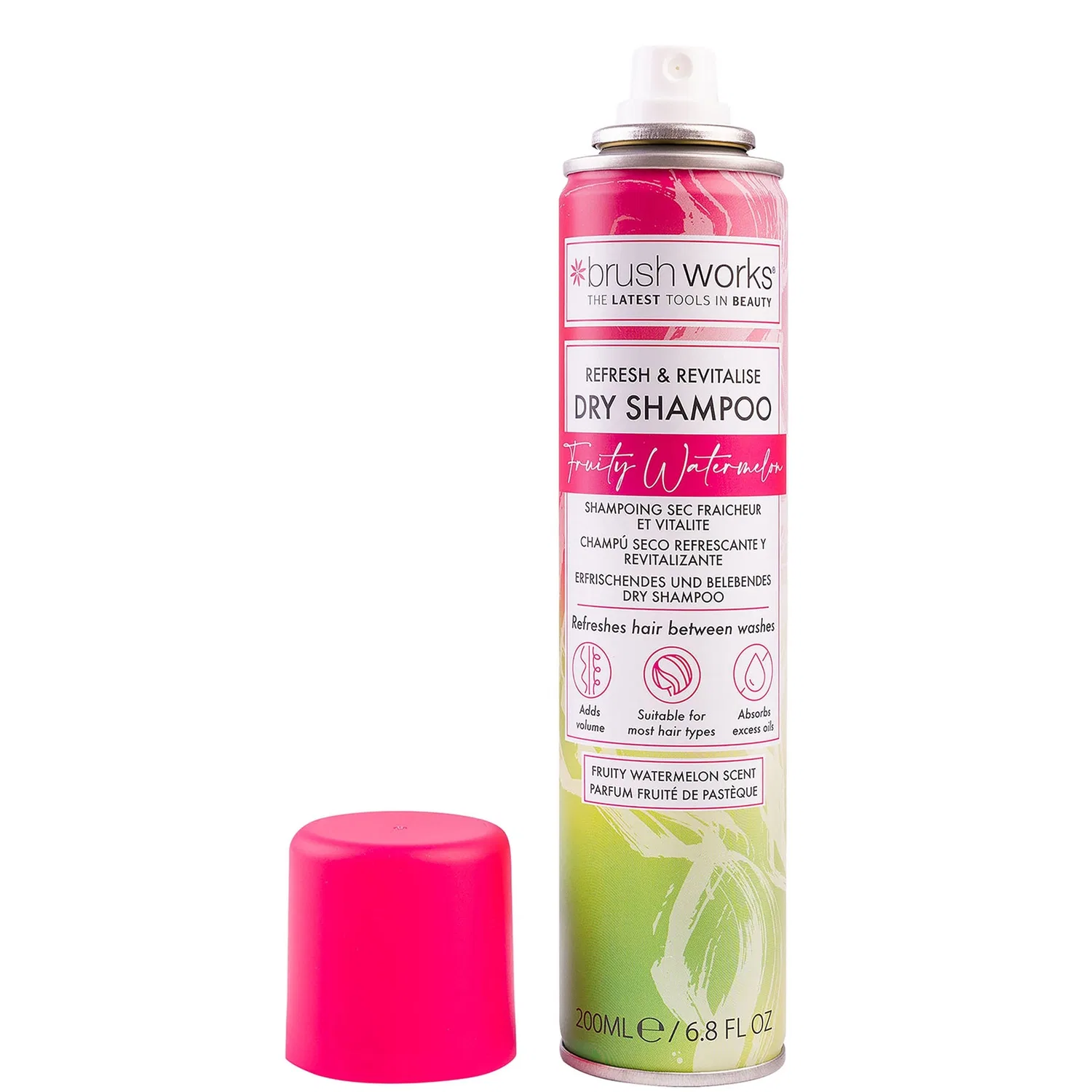 Освежающий и восстанавливающий сухой шампунь с ароматом арбуза, 200 мл Brushworks — фото 2
