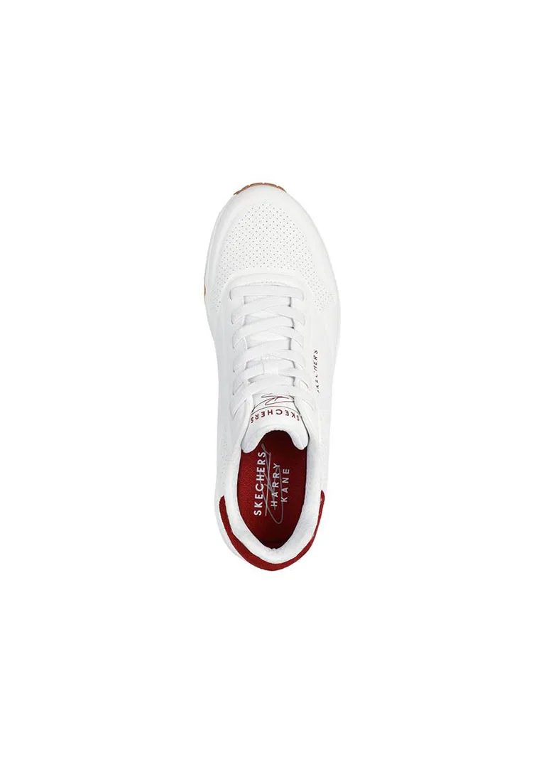 Кроссовки мужские, Harry Kane, UNO Skechers, белый/бордовый — фото 3