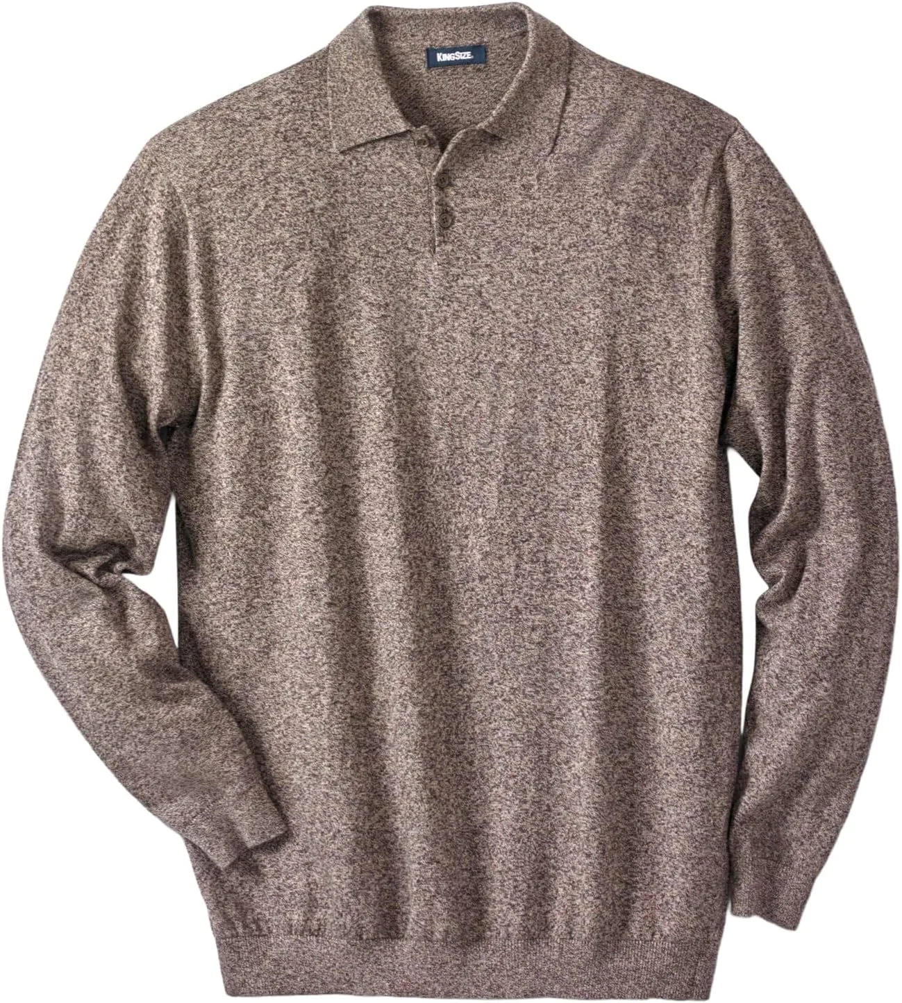 

Мужской поло-свитер KingSize Big & Tall легкий