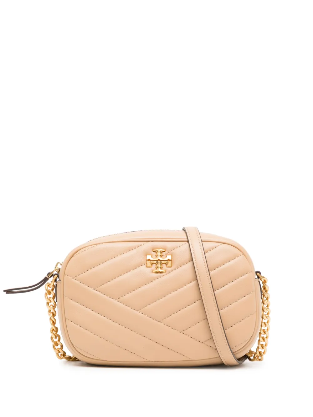 

Каркасная сумка Kira Chevron Tory Burch, коричневый