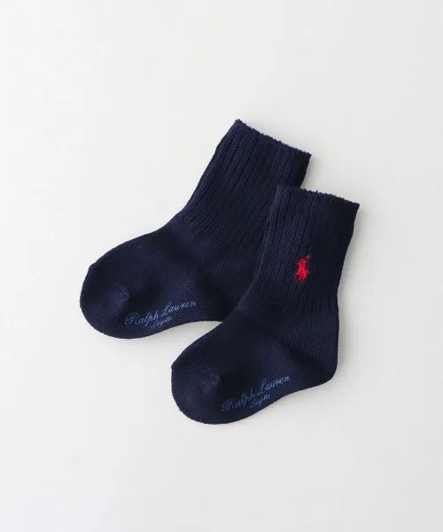 Детские носки POLO RALPH LAUREN с рибаной и логотипом