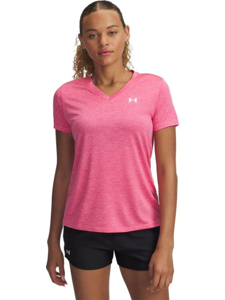 

Спортивная футболка Tech SSV-Twist розового цвета Under Armour