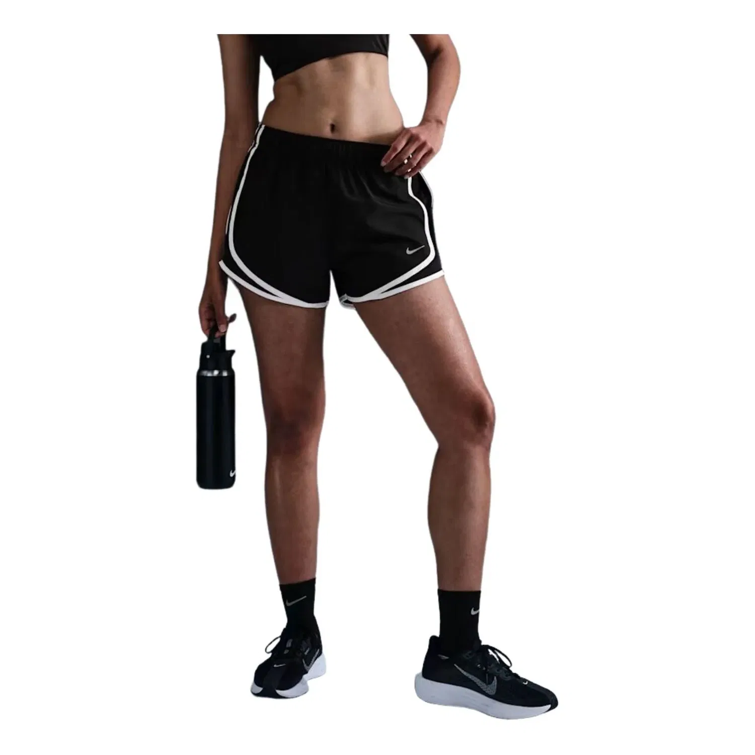 Шорты Nike Tempo Dri-FIT 'Черно-белые' HM6096-010