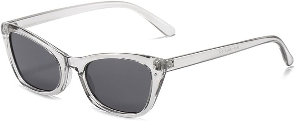 

Ретро-солнцезащитные очки «кошачий глаз» маленького размера для женщин, модные прозрачные линзы с градиентом цвета океана, защита от УФ-излучения UV400, мужские солнцезащитные очки с заклепками generic, Grey Grey