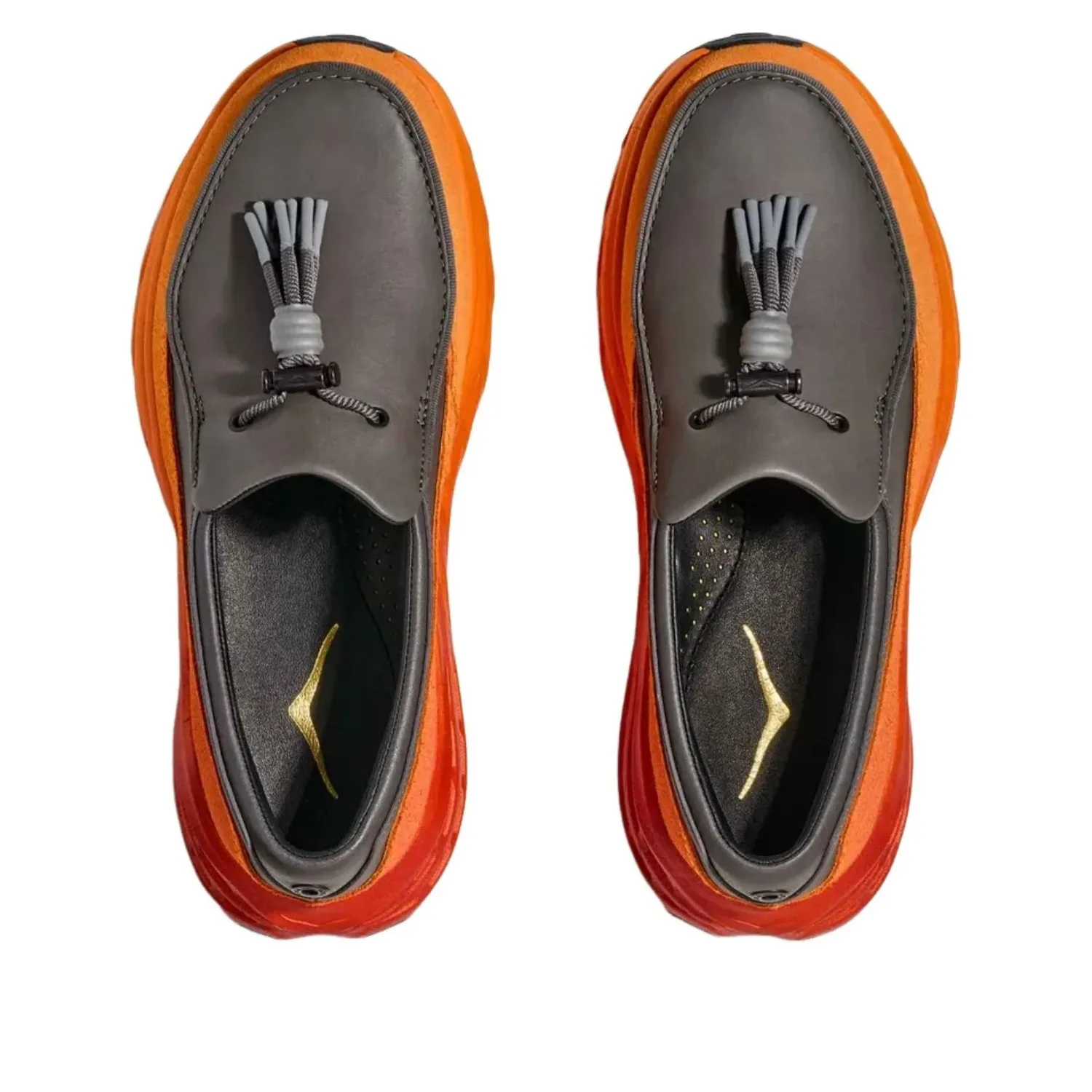 Лоферы Hoka One One Speed Loafer 'Asphalt Ember', оранжевый — фото 3