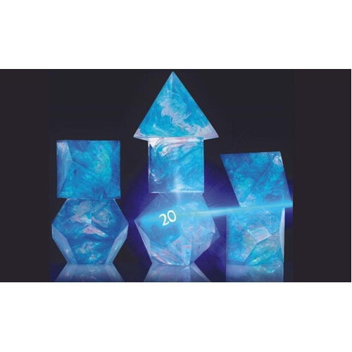 

Игровые кубики Blue Cloak And Dagger Poly 7 Set – Sirius Dice