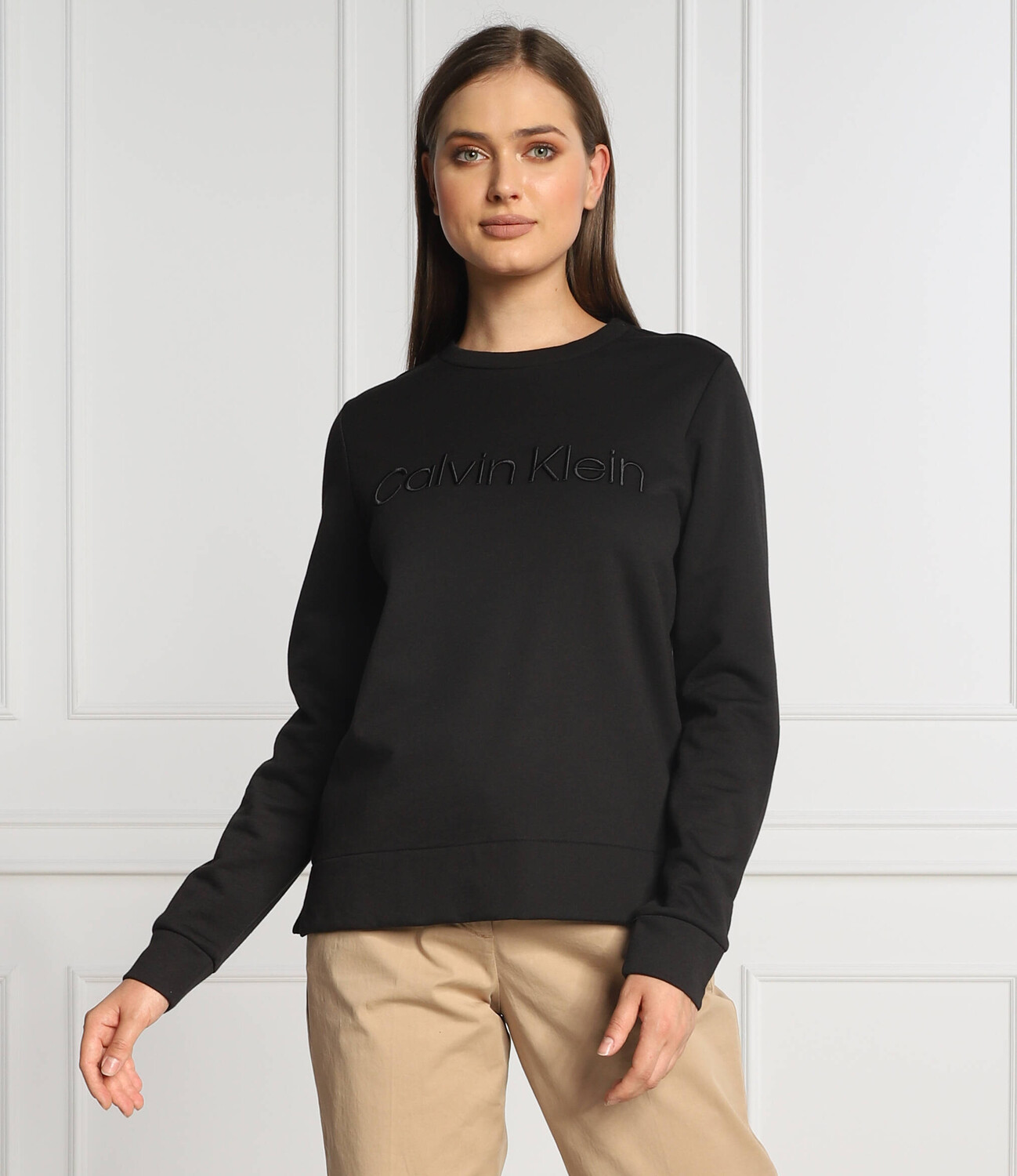 Толстовка Calvin Klein regular fit, черный — фото 3