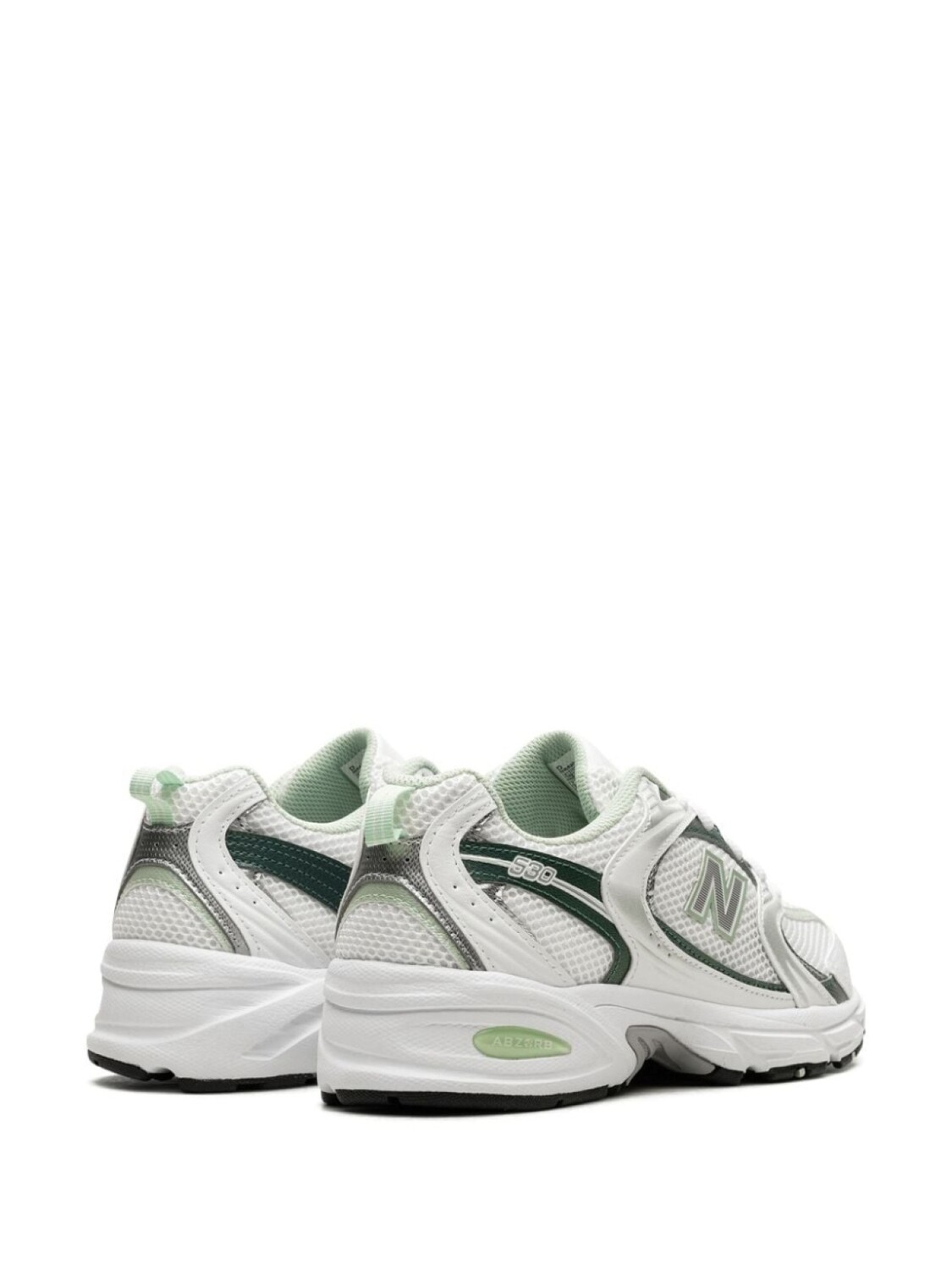 New Balance кроссовки 530 "Белый/Новая ель/Глиняный ясень", белый — фото 3
