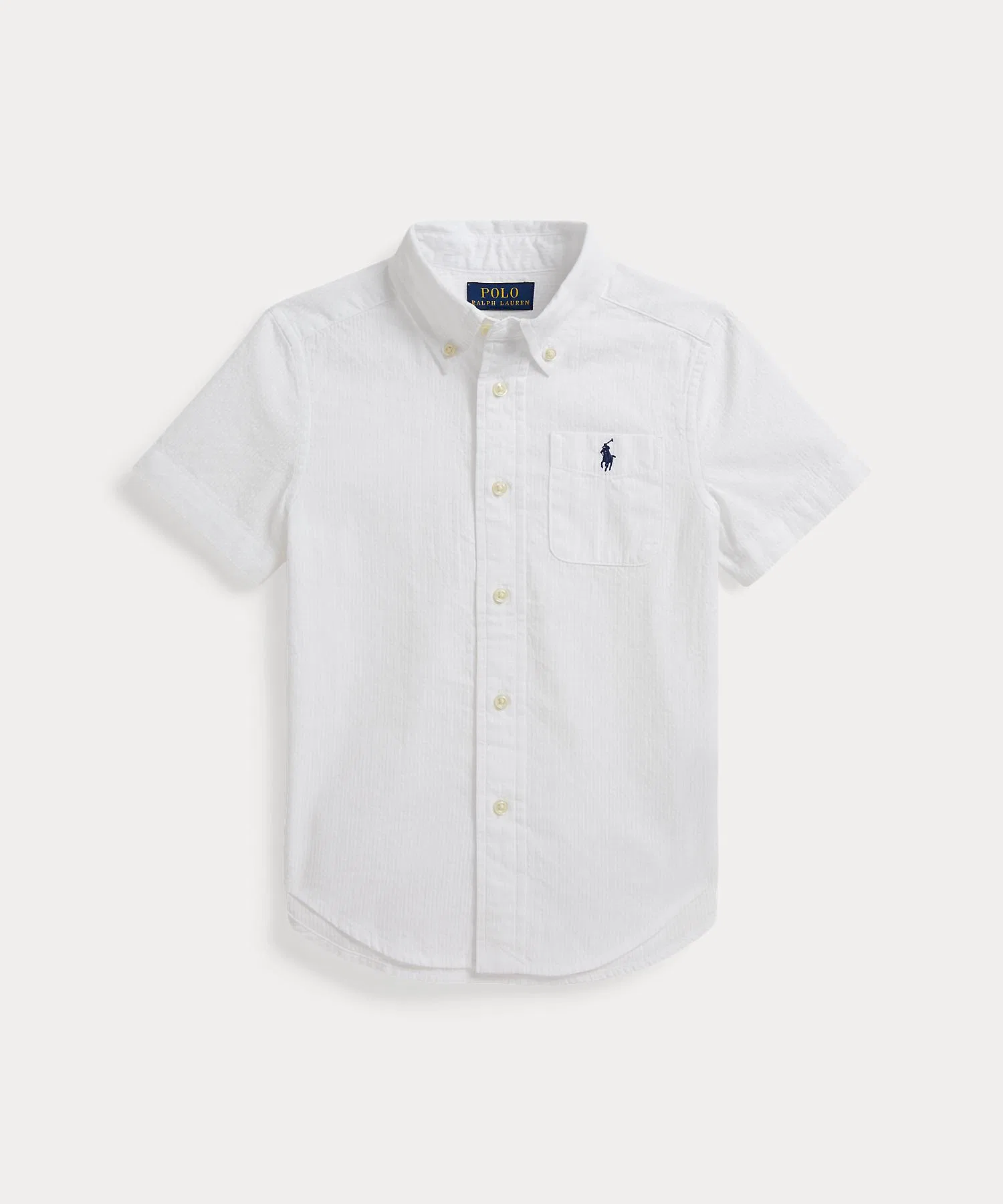Детская рубашка POLO RALPH LAUREN CHILDRENSWEAR с коротким рукавом