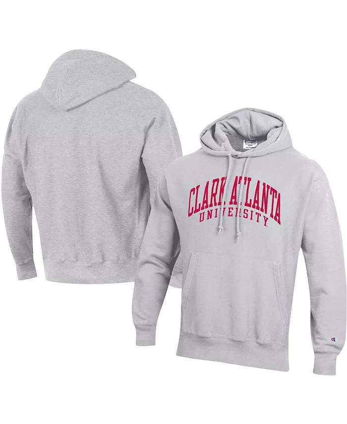 

Мужская серая толстовка с капюшоном Clark Atlanta University Panthers Tall Arch Pullover Hoodie Champion