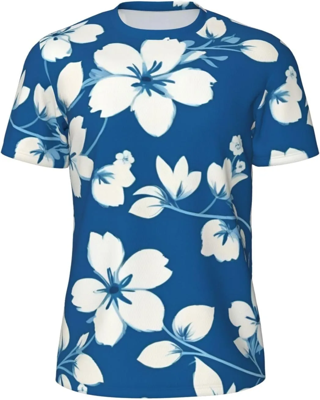 

Футболка мужская летняя с принтом Hawaii Flower, легкая и дышащая SDFHU