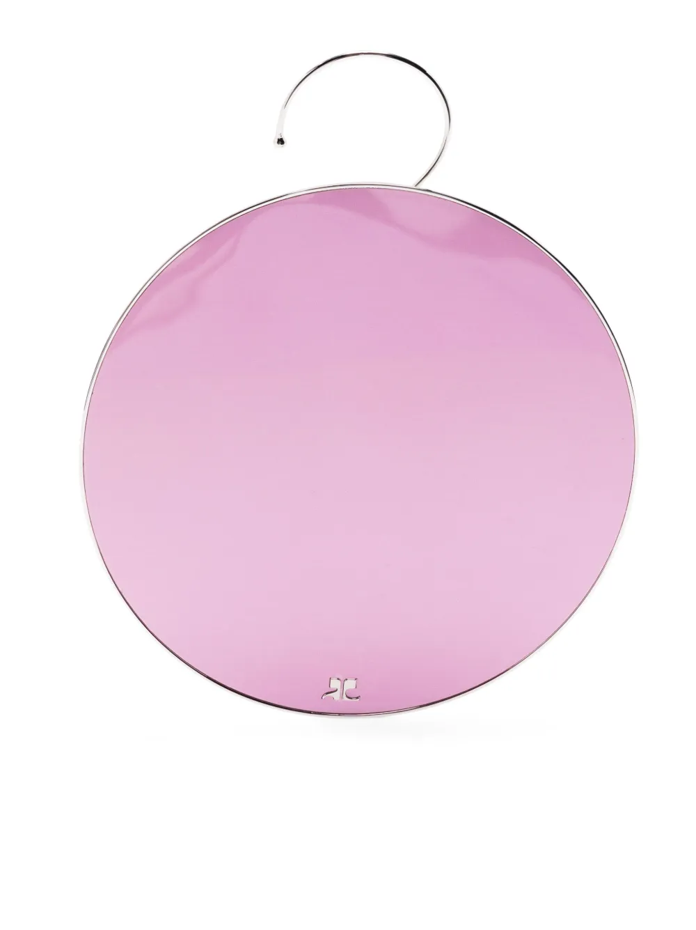 

Серьга с тисненым логотипом Courrèges, розовый