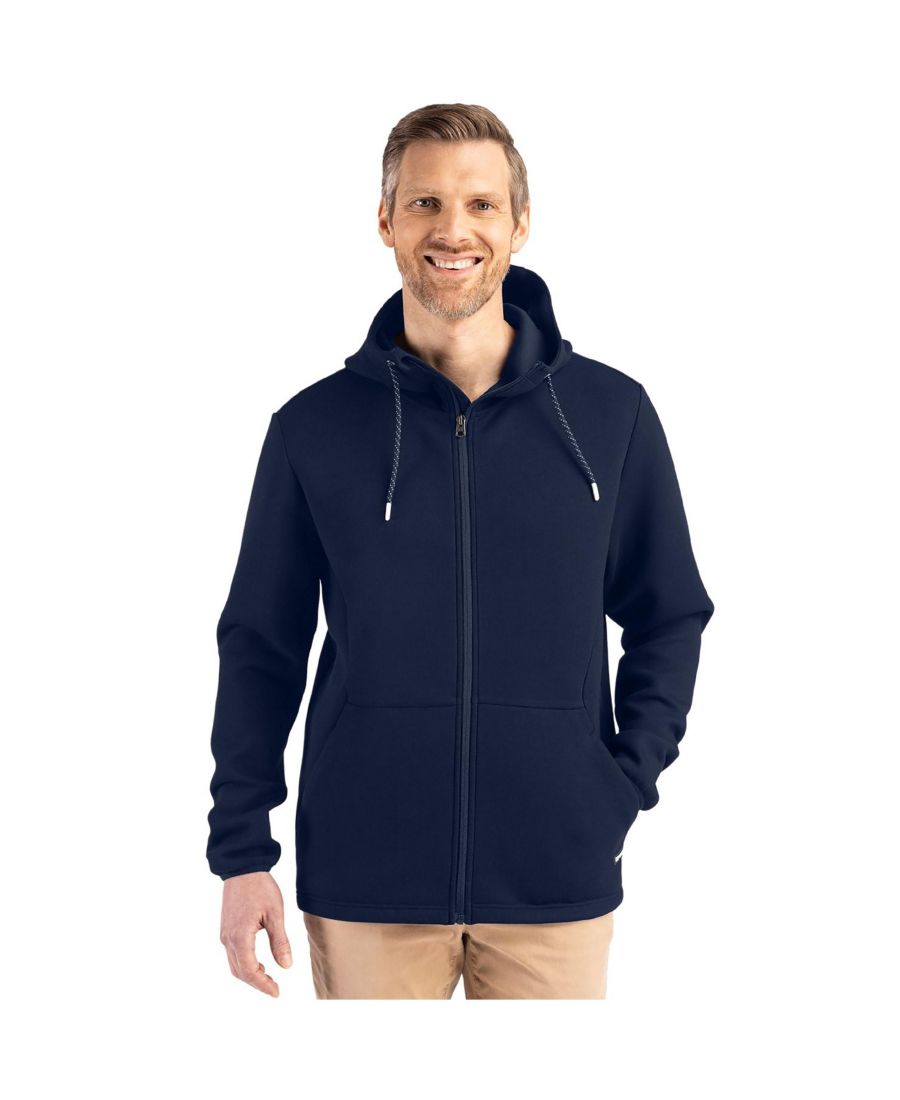 

Мужская куртка Roam Epic Comfort на молнии с капюшоном из переработанных материалов Cutter & Buck, Navy blue