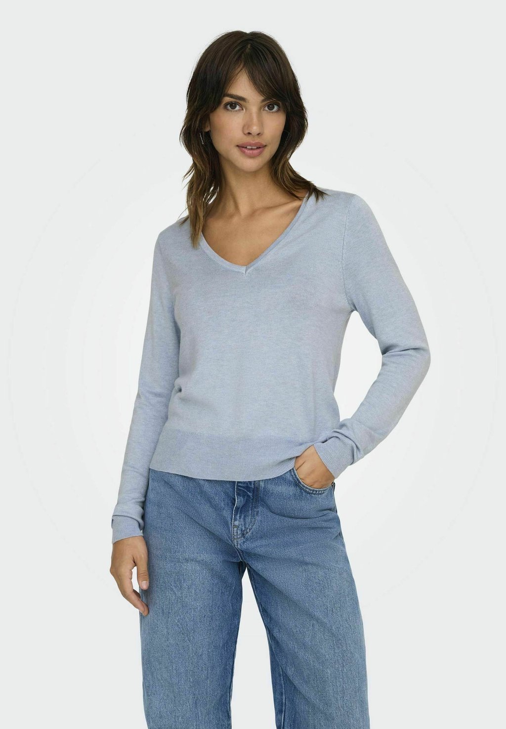 

Свитер ONLVENICE LIFE V NECK ONLY, синий