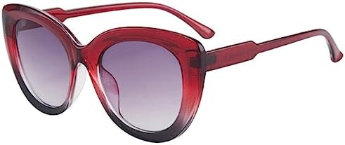 

Солнцезащитные очки большого размера для женщин с градиентным покрытием, защита от УФ-излучения UV400, сине-зеленые, солнцезащитные очки для мужчин MTZJH, Red Purple Gradient