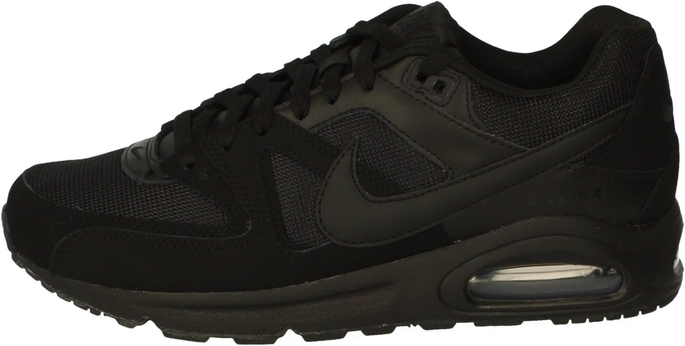 Nike Air Max Command, мужские низкие кроссовки, Black Black Black 020 — фото 2