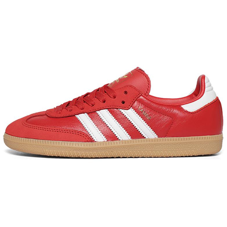 

Кроссовки adidas originals SAMBA OG Skateboarding Shoes Women's Low-top Red, красный