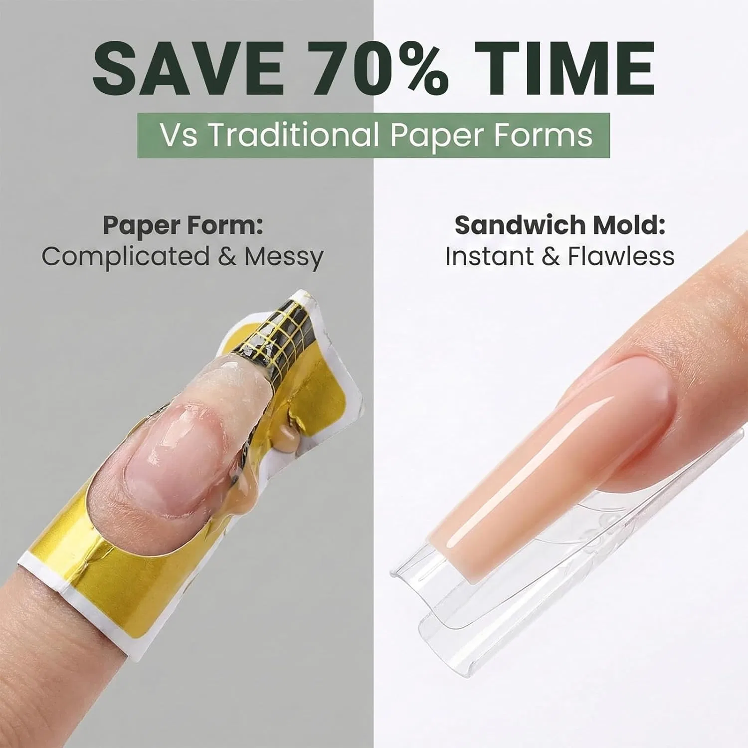 Стартовый набор Ceriselle Polygel Dual Tips для наращивания ногтей, 240 шт. Ceriselle — фото 4