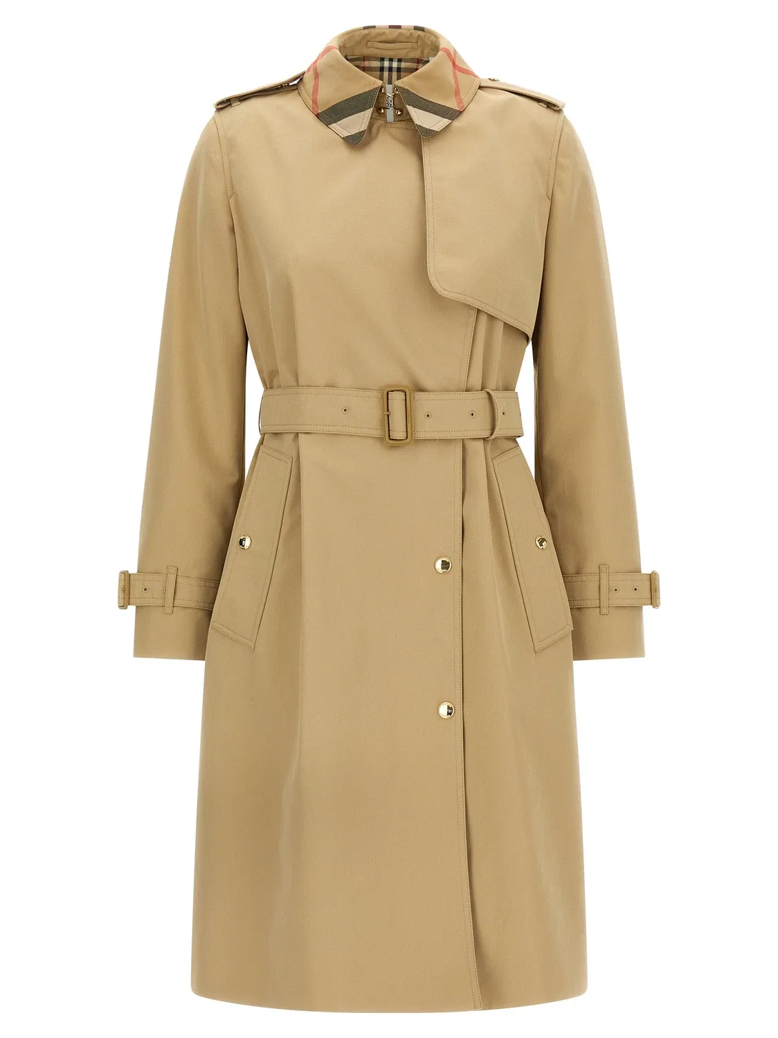 Тренч Burberry Сэндридж, мужской, бежевый