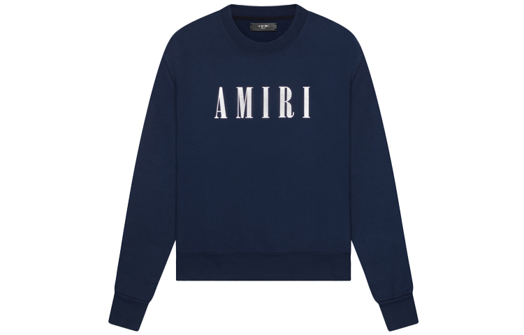 

Толстовка Core Logo Crew AMIRI, темно-синий