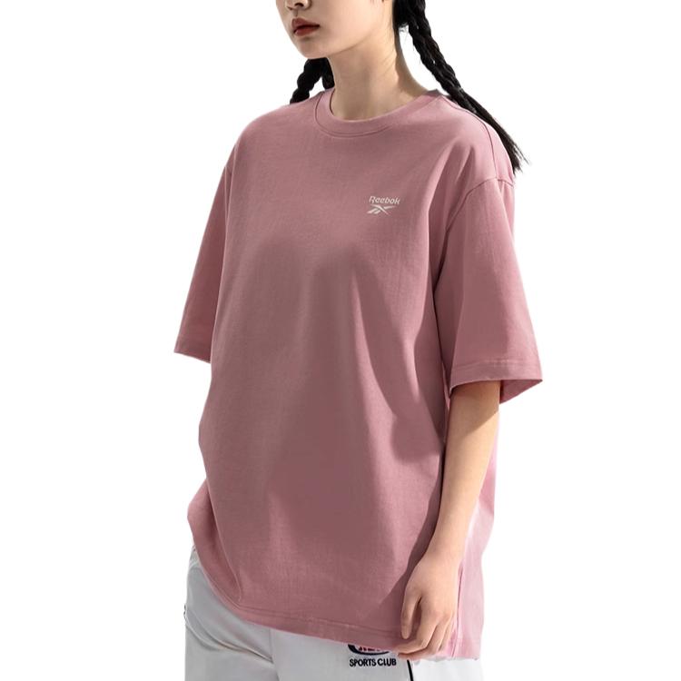 

Reebok Футболка унисекс светло-розовая