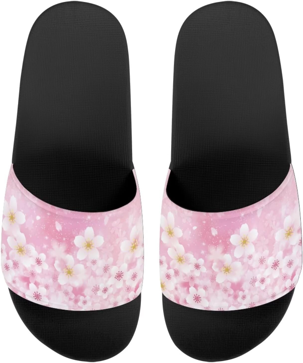 

Женские шлепанцы с цветочным принтом, легкие повседневные босоножки с нескользящей подошвой для лета Getelinseng, Cherry Blossom