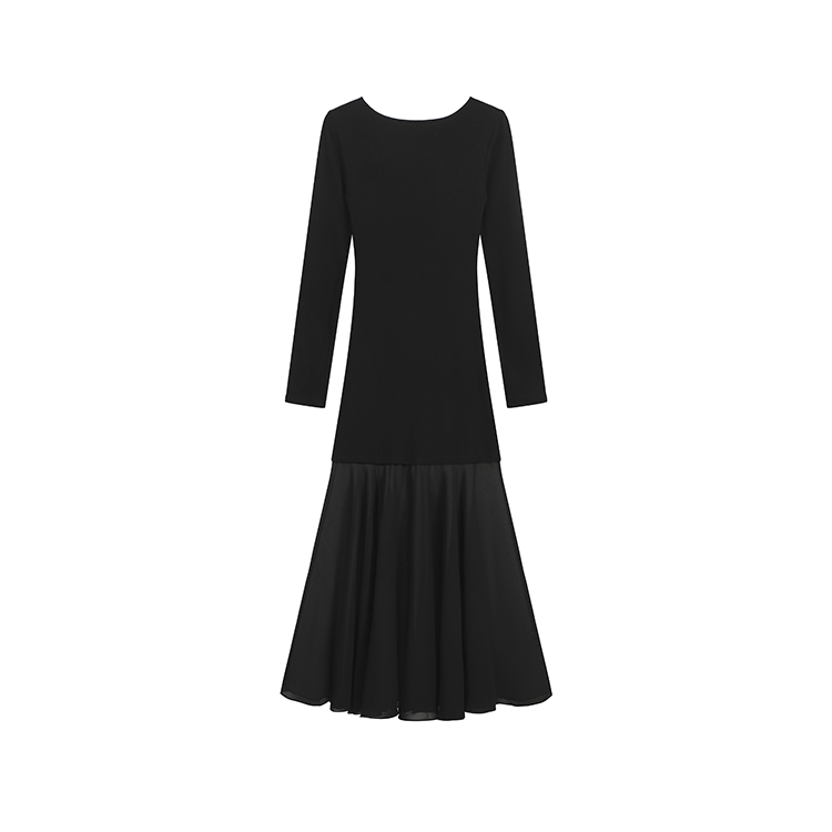 

Женское платье с длинными рукавами MOMMANWA, черный