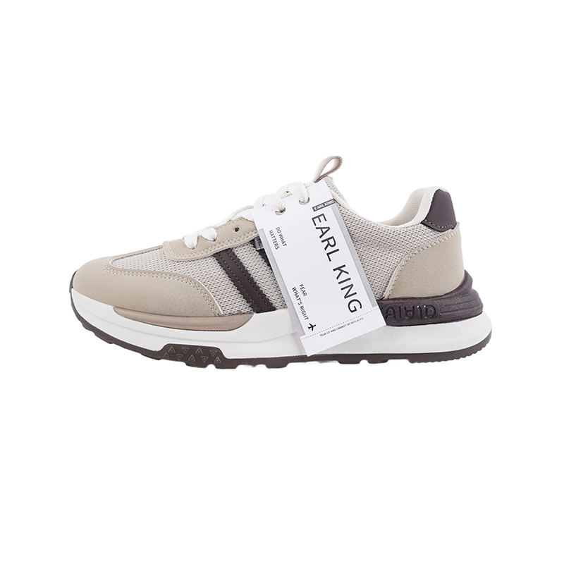 

Износостойкие и легкие низкие повседневные туфли для мужчин Earl king, Khaki