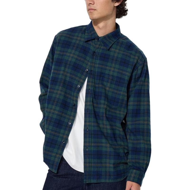 

Футболка мужская синяя UNIQLO
