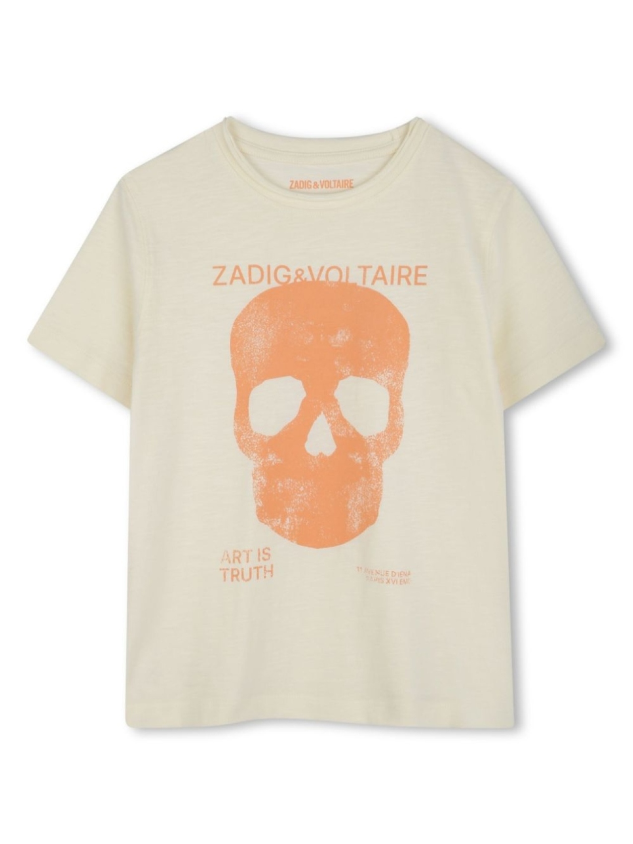 

Zadig & Voltaire Kids футболка с логотипом, нейтральный