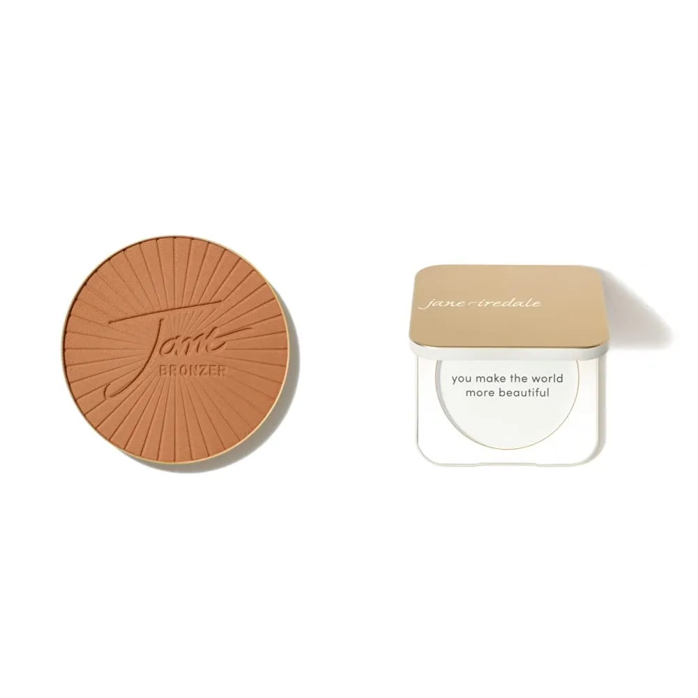 Сменный блок матирующего бронзера Jane Iredale PureBronze Matte Bronzer: бронзирующая пудра с возможностью наслаивания, легкая и дышащая текстура, не тестируется на животных, 3 натуральных оттенка., Medium