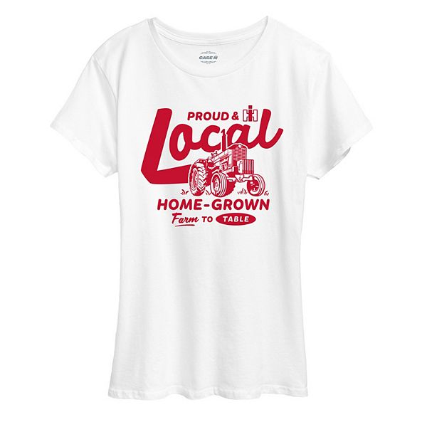 

Футболка Women's Case IH Proud & IH Local Home-Grown Farm to Table Licensed Character, White, Белый, Футболка Women's Case IH Proud & IH Local Home-Grown Farm to Table Licensed Character, White