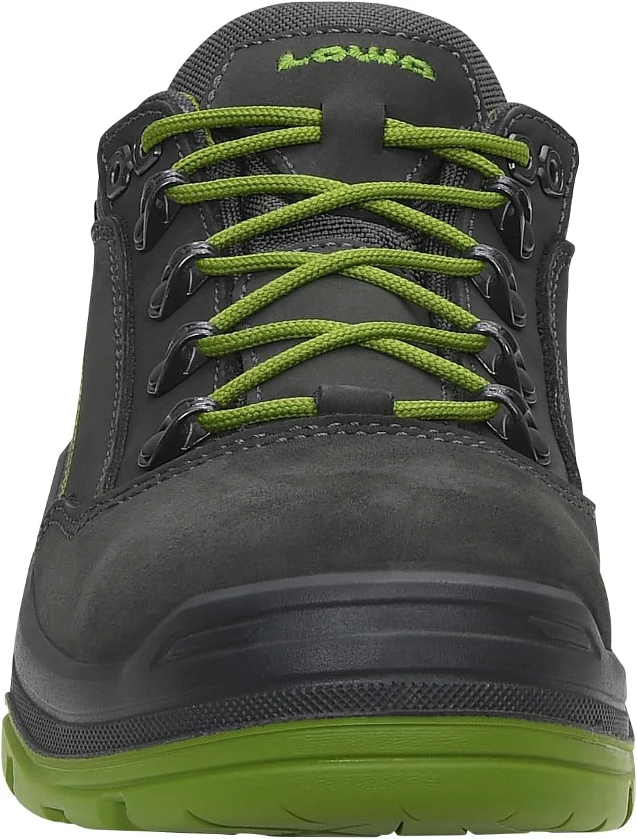 ELTEN Рабочие защитные ботинки LOWA Renegade Work GTX Green Lo S3S CI, женские и мужские, кожа/текстиль, стальной защитный носок, легкие, спортивные — фото 4
