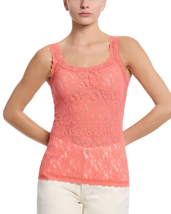 

Классический кружевной топ Signature Lace без подкладки Hanky Panky, оранжевый