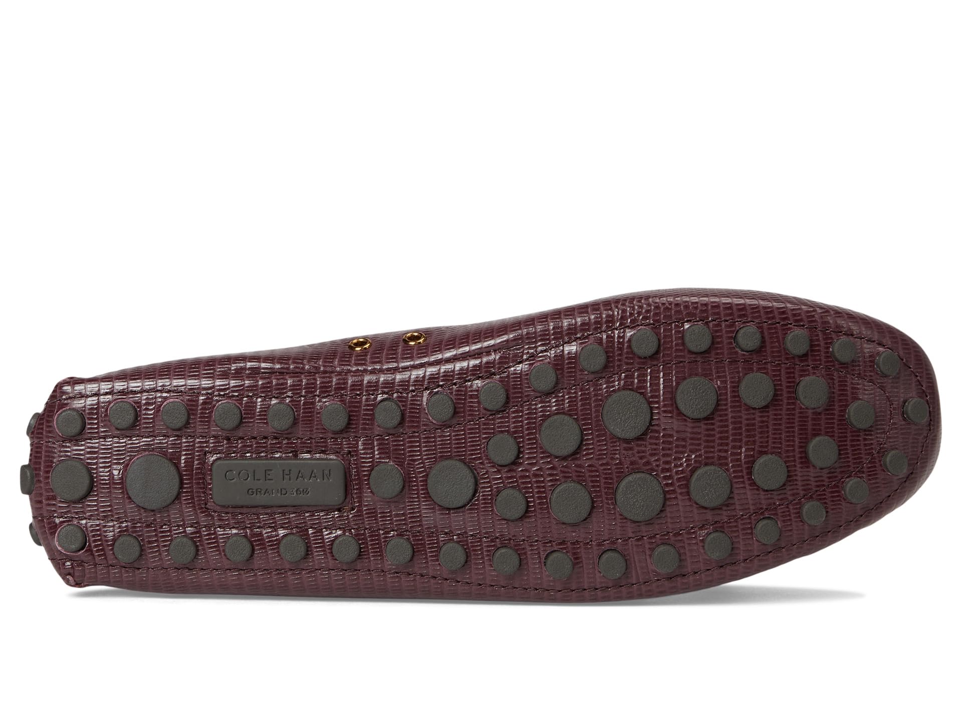 Лоферы Cole Haan Gissella Drivers, цвет Black Garnet Lizard Print Leather — фото 3