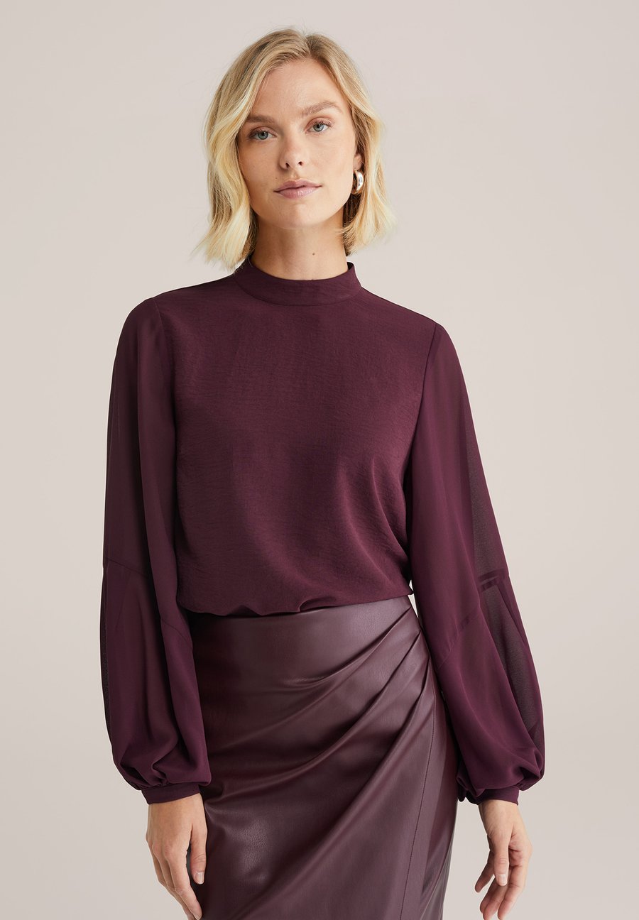 

Блуза WE Fashion Blouse, Aubergine/Berry