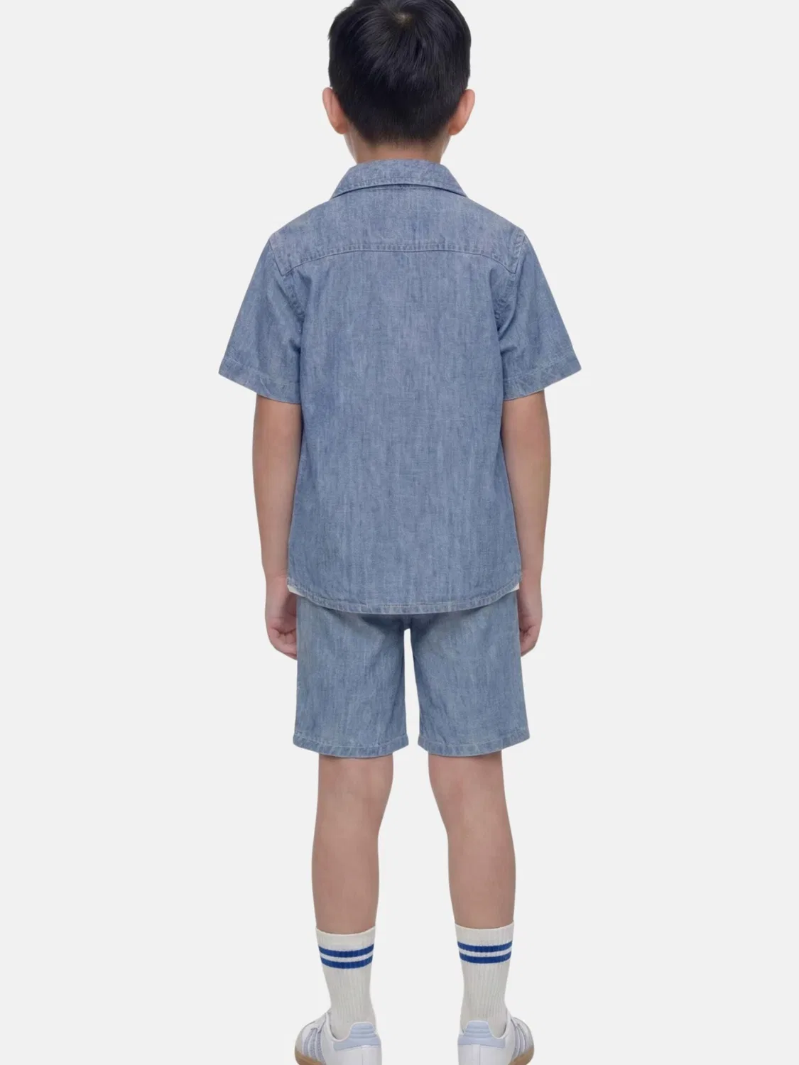 Рубашка Guess Kids, синий — фото 4