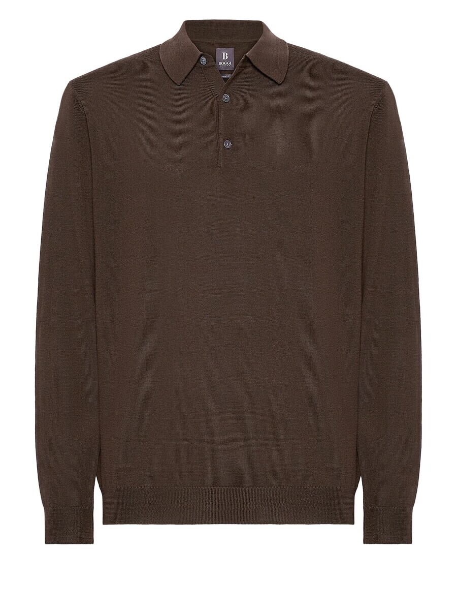 

Вязаный кардиган Boggi Milano Knit Cardigan, темно-коричневый