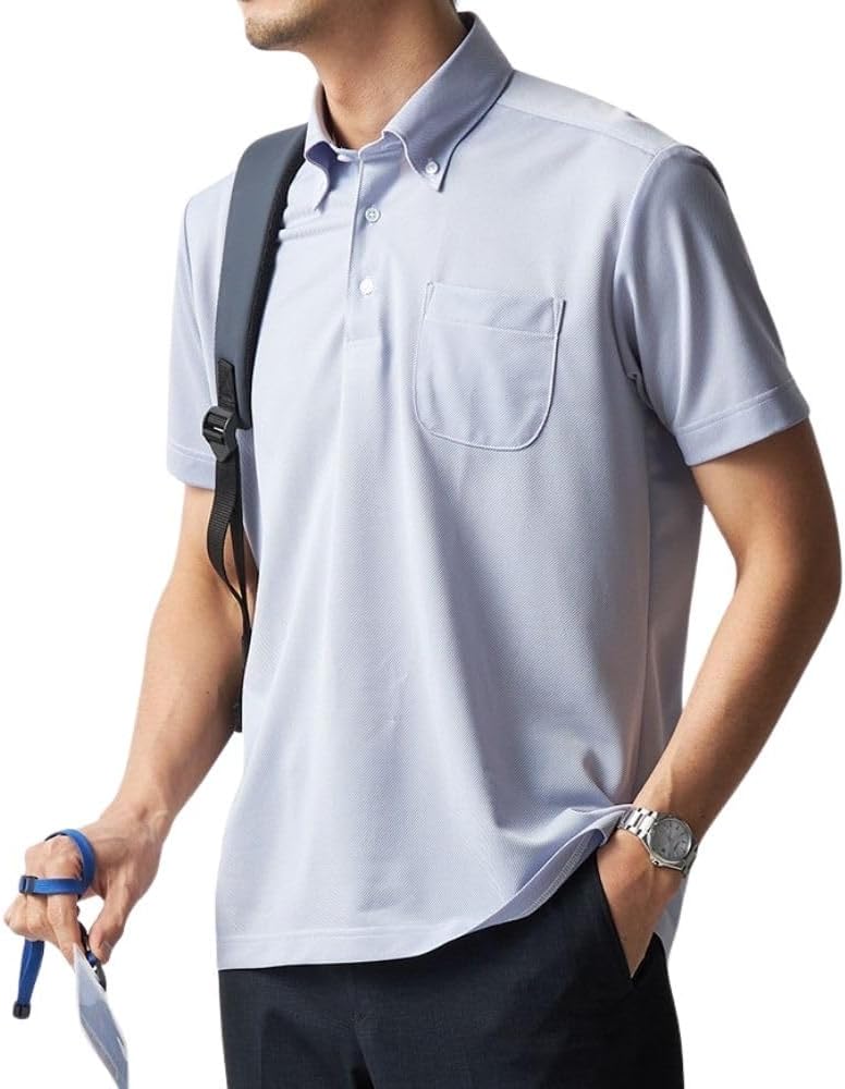 

Мужская поло-рубашка с коротким рукавом ORIHICA для деловых целей, синий